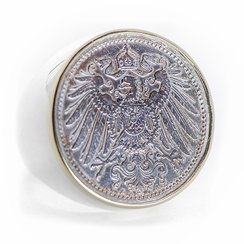 Reichsmark Coin Ring