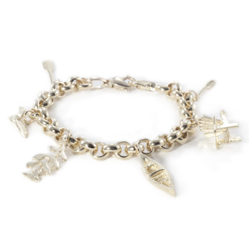 14K Gold Muskoka Charm Bracelet