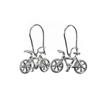 Bicycle Earrings