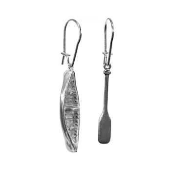 Canoe and Paddle Earrings