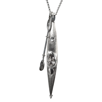 Sea Kayak & Paddle Pendant